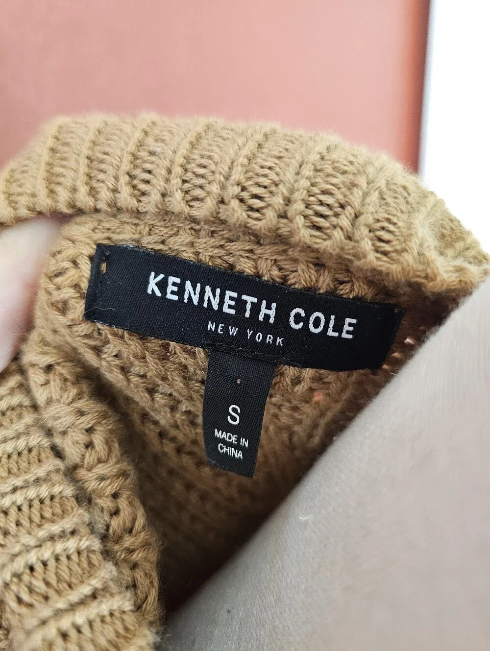 Kenneth Cole soft ribbed